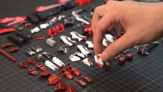 [Simple spray] Bandai HG Red Heresy, no, Red Assault Production