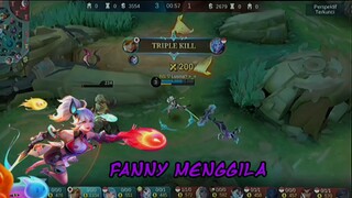 Fanny menggila di Lane of down [Triple kill]~
