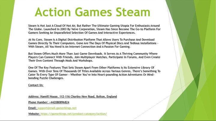 Action Games Steam