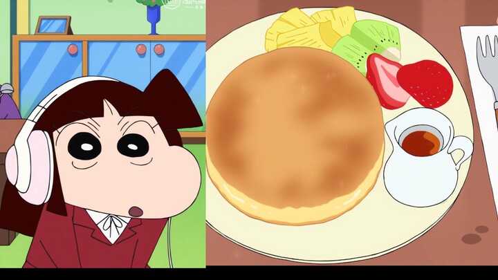 Cùng Xiao Ai thưởng thức những chiếc bánh pancake mềm thơm ngon nào! Crayon Shin-chan