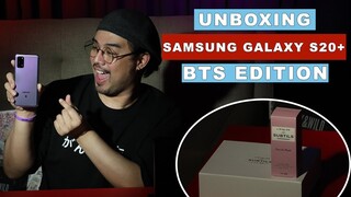 UNBOXING SAMSUNG GALAXY S20+ BTS EDITION