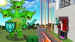 Mikey Mutant VS The Most Secure Minecraft House - gameplay by Mikey and JJ (Maizen Parody)