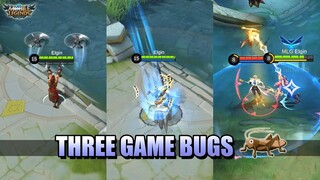 THREE CURRENT MOBILE LEGENDS BUGS 🦗 - MLBB