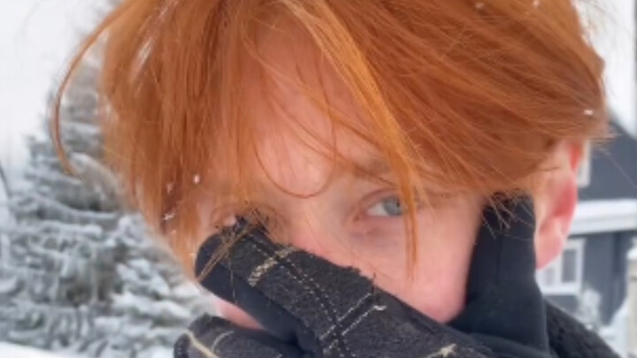 Russia has always had red hair. It is interesting that many foreigners think that this is mixed bloo