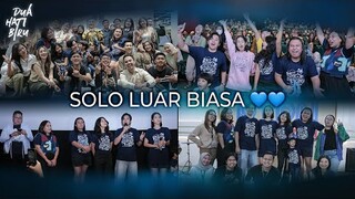 Nonton Bareng DUA HATI BIRU Warga Solo Luar Biasa 💙💙