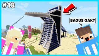 MIPAN & ZUZUZU Membuat Tower Paling Tinggi Di Minecraft! KALIAN NILAI GAES - Minecraft Survival #13