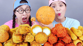 ไก่ทอดชีสบอล โดนา DONA Mukbang