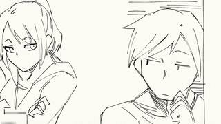 I, who have the ability to predict the future, and my childhood sweetheart who has a somewhat "livel
