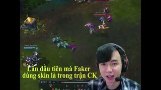 Lần đầu tiên Faker dùng Skin là khi nào? #Shorts | BLV Hoàng Sama