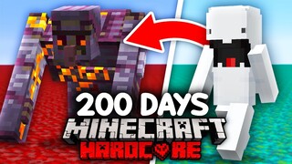 I Survived 200 Days as a SHAPESHIFTER in Minecraft...