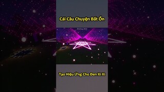 Anh Đen Xì Xì Tạo Hiệu Ứng Đặc Biệt Bằng 1.000 Hạt Trong Minecraft 🤣 #shorts