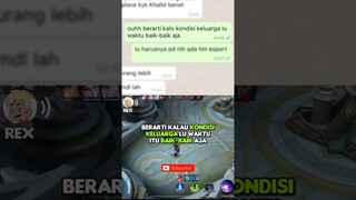 MIN REX NGOBROL SAMA CALON TUAN MUDA (PART 2) #mobilelegends #mobilelegends_id #mobilelegend #mlbb