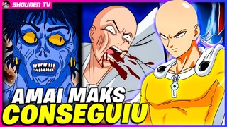 NIVEL DEUS! AMAI MASK SUPEROU O SAITAMA!? One punch man 200