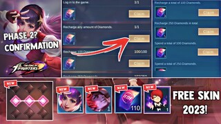 NEW KOF 2023! PHASE 2 TOKEN EVENT AND FREE KOF SKIN + RANDOM SKIN REWARDS! | MOBILE LEGENDS 2023