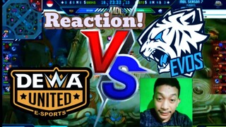 Reaction!MOMEN Buta MAP😂😂|| Dewa united VS Evos icon