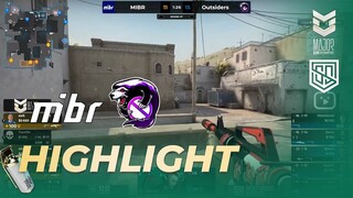 [HIGHLIGHTS] OUTSIDERS VS MIBR | CHALLENGERS STAGE | PGL MAJOR ANTWERP 2022