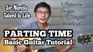 PARTING TIME |Basic Guitar Tutorial for Beginners (Tagalog)