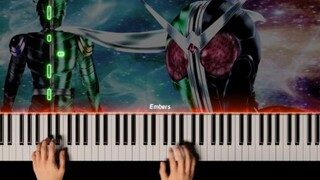 【AI特效钢琴】W-B-X ～W Boiled Extreme-假面骑士W主题曲