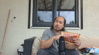 ASMR EATING SOUNDS - TERIYAKI TURKEY JERKY🥩 STORYTIME_ THROWBACK CENTRAL PARK Z