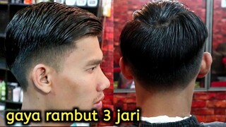 gaya rambut 3 jari - original no efek.