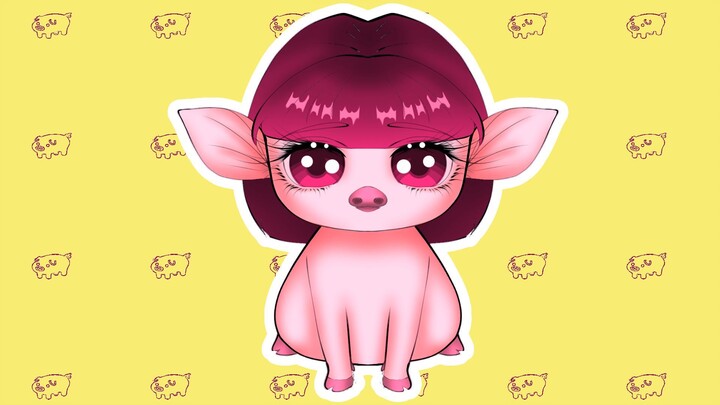 BABI-CHAN 🐷 (part 2 mewarnai)