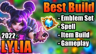LYLIA BEST BUILD 2022 | TOP 1 GLOBAL LYLIA BUILD | LYLIA - MOBILE LEGENDS | MLBB