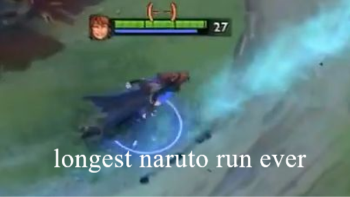 naruto with longest ninja run