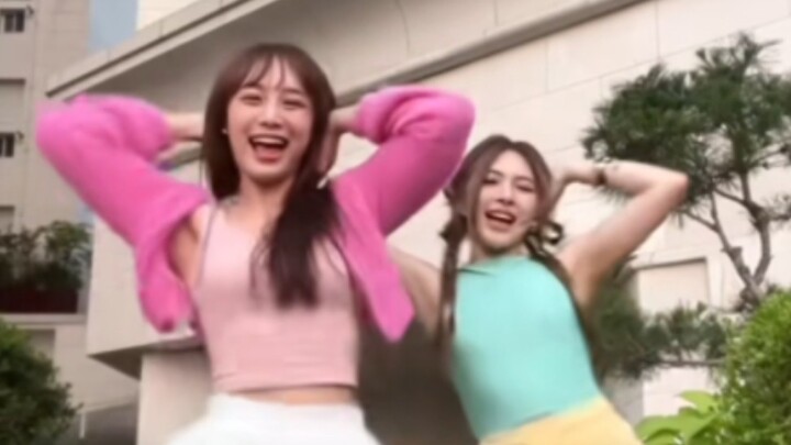 满满的青春活力感，内娱【R.E.D女团】彭湘蕊尹子璐