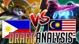 Draft Analysis - Atlas Jungler Vs Akai Jungler / SEA Games Philippines Vs Malaysia Game 2 MLBB 2022