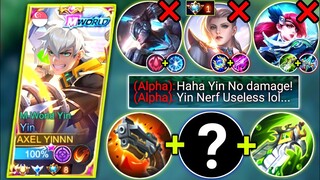 YIN SIDELANE META DESTROYER | SIDELANE SOLO HARD CARRY | BEST BUILD & EMBLEM | MOBILE LEGENDS