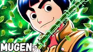 ROCK LEE ESPADACHIM!!! TESTEI ELE NO MUGEN E ME SURPREENDI (MUITO INCRÍVEL)