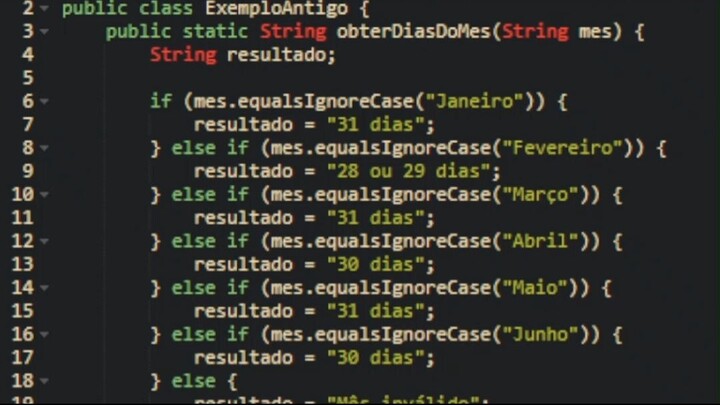 Resolvi o problema com Ifs Switch Pattern Matching