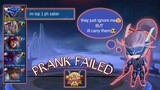 PRANK!!#5 FLEETING TIME BUILD unli SS ? l prank failed they just ignored me l CI2WO