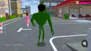 TUTORIAL SAKURA CARA BIKIN KARAKTER HULK DI SAKURA SCHOOL SIMULATOR #sakuraschoolsimulator #tutorial