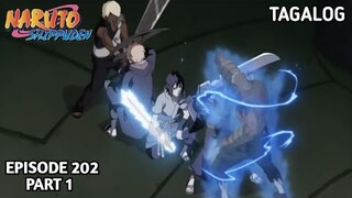 Grupo ni Sasuke Laban sa Grupo ng Raikage |Naruto Shippuden Episode 202 Tagalog dub Part 1 |Reaction