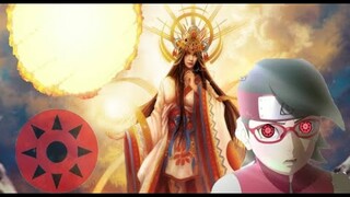 Mangenkyo Sharingan Sarada memiliki Kekuatan Dewi Matahari Amaterasu - Kekuatan Istimewa Mata Sarada