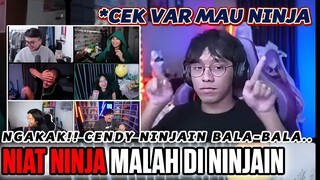 NGAKAK!!! CENDY MAU NINJAIN BALA-BALA MALAH DI NINJAIN