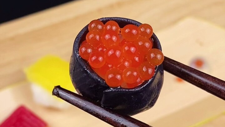 I never get tired of sushi toy snacks—so much fun!