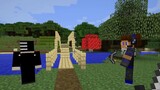 Minecraft: A mutilated alpaca hidden in an oak forest!
