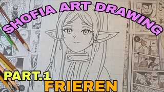drawing frieren part.1