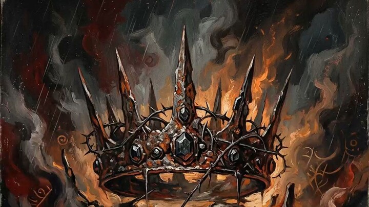 Angry Rock Metal Crown of Iron