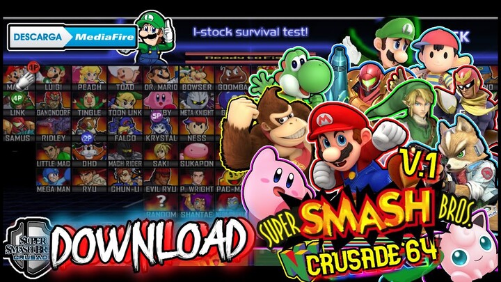 DESCARGA YA | SMASH.CRUSADE 64 EDITION (SSBC64/V0.9.4)-2022