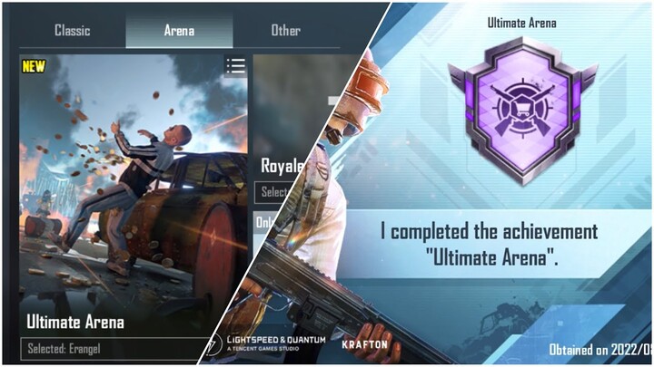 NEW ULTIMATE ARENA MODE & ACHIEVEMENTS 😍 PUBG MOBILE