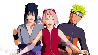 I Wanna Party【NARUTO MMD】NARUTO*SASUKE*SAKURA