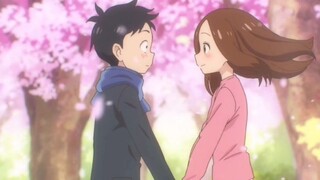 Nishikata finally went up and fell in love with Takagi!