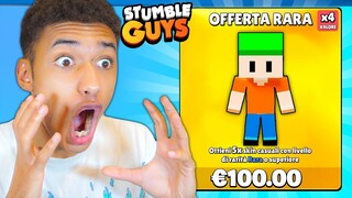 COMPRO a 100 EURO la NUOVA SKIN di MINECRAFT su STUMBLE GUYS