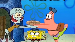 Patrick nhốt người đưa thư trong nhà và đi cùng Spongebob để giao người đưa thư cho anh ta