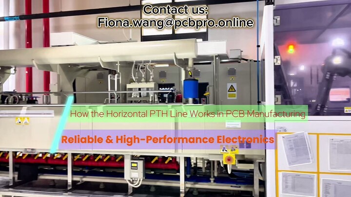 How the Horizontal PTH Line Works in PCB Manufacturing