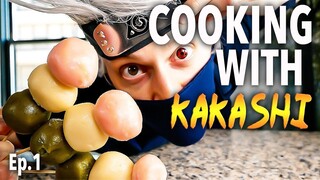 Cooking with Kakashi Ep. 1 | Dango Recipe! (Naruto Cosplay)