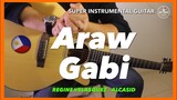 Regine Velasquez Araw Gabi Instrumental guitar karaoke version with lyrics